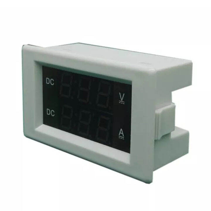 dc-0-10a-20a-50a-100a-200a-500a-มิเตอร์โวลต์มิเตอร์แบบดิจิตอล-dc-100v-300v-600v-แอมป์โวลต์-yb4835hva-hall-แรงดันไฟฟ้าแอมป์มิเตอร์