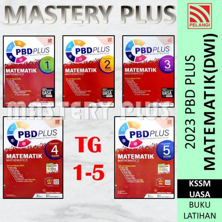 PBD PLUS MATEMATIK (DWIBAHASA) TINGKATAN1.2.3.4.5 UASA KSSM SPM ...