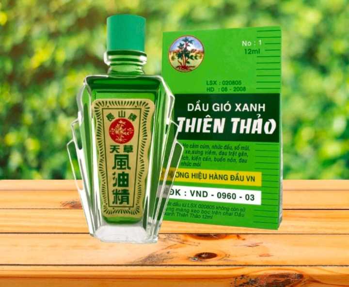 Dau gio xanh thien thao ( 12ml ) Thien thao green wind oil ( 12ml ...