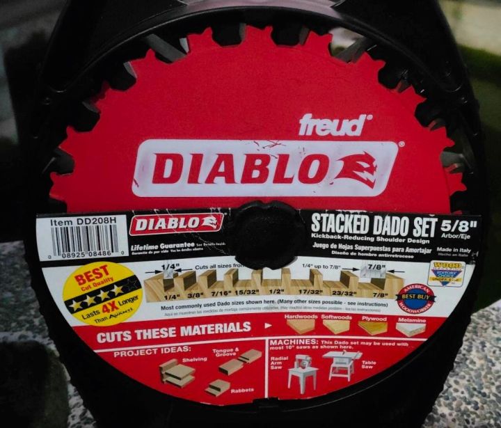 Diablo dado store blade