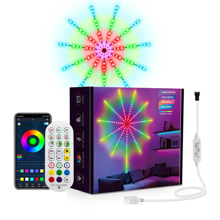 bokali-1เซ็ตใหม่11-led-ดอกไม้ไฟแถบไฟสี-rgb-สมาร์ทเพลงซิงค์-app-และการควบคุมระยะไกล