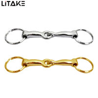 Zinc Alloy Keychain Studded Keychain With Single Joint &amp; Horse Head Key Knot For Holiday Gifts Advertising Promotions