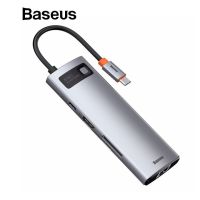 Promotion Baseus Adapter 6in1 8in1 11in1 Type C HUB for Book Notebook อุปกรณ์เสริมคอมพิวเตอร์ อุปกรณ์เชื่อมต่อ อะแดปเตอร์ พร้อมส่ง อะ แด ป เตอร์ อะแดปเตอร์ รถยนต์