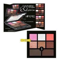 Sivanna color makeup studio vevet eye palette HF592 # เบอร์03 (1กล่อง)