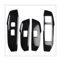 4PCS Car Window Switch Panel Adjust Cover Trim Stickers Window Button Decoration for NX 300H 200T LHD