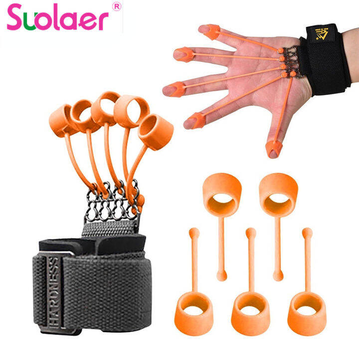 Suolaer Resistance Finger Exerciser Hand Strengthener Stretcher