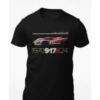 【ใหม่】พร้อมส่ง เสื้อยืดแขนสั้น ลายรถแข่ง Intage Race Car 1970 917K หลากสีS-5XL