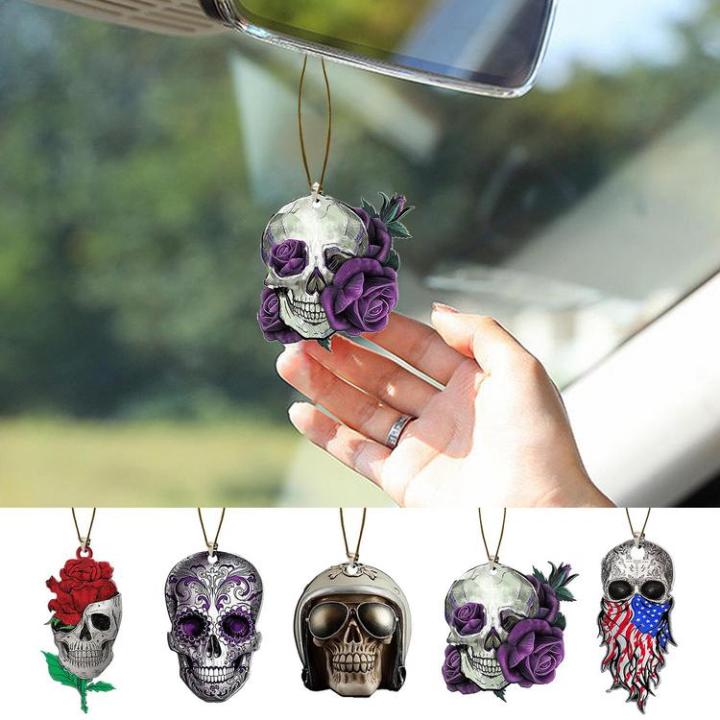 acrylic-rear-view-mirror-pendant-acrylic-skull-head-pendant-for-rear-view-mirror-reusable-acrylic-rear-view-mirror-pendant-for-car-suv-truck-pleasant