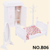 Forest Family Villa 1:12 Figures Miniature Furniture Role Play DIY DollHouse Kids Bathroom Sets Gifts For Girls Collectible Toys