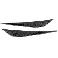 Car Carbon Fiber Front Side Bumper Trim Bumper Moulding Front Bar Corner Guard for Chevrolet Corvette C7 2014-2018 Bumper Lip Corner Splitter Strip