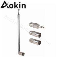 ✶∈ New FM Telescopic Antenna 75 Ohm FM Antenna F-Type Male Plug with Connector For Indoor TV AM FM Radio Stereo Receiver Wave