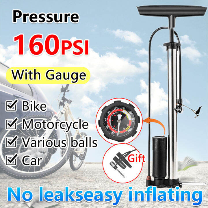 🚲Stainless steel body🛵Air pump for motorcycle,High Pressure Air Pump
