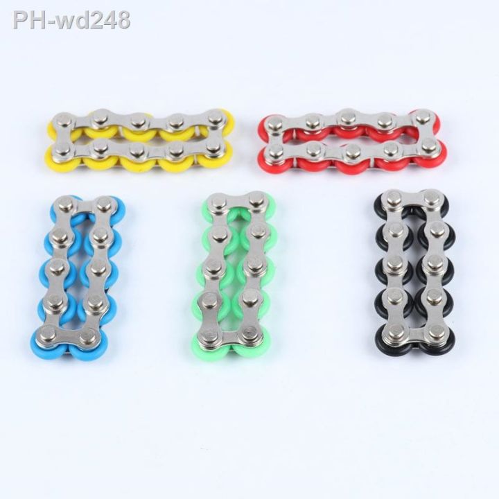 new-sale-bike-chain-fidget-spinner-bracelet-for-autism-and-adhd-fidget-toy-anti-stress-toy-for-kids-adult-student