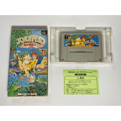 ตลับแท้ SUPER FAMICOM  JOE & MAC