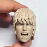 16 Scale Angry Young Man Head Sculpt สำหรับ12นิ้ว Action Figure ตุ๊กตา Unpainted Head Sculpt No.938