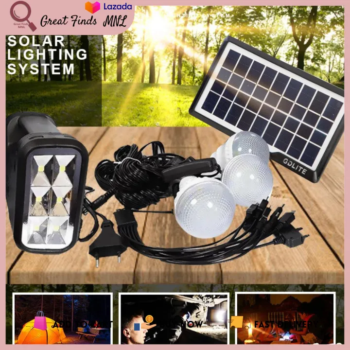 Gdlite Solar Lighting Kit Lazada Ph