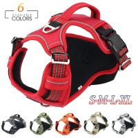 No Pull Adjustable Pet Dog Harness Vest With Handle For Medium Large Dogs 1000D Oxford Cloth Reflective Dog Harness For Training Collars