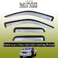 ❗❗พร้อมส่งทันที❗❗ กันสาด Isuzu D-Max 2003-2006 รุ่น4ประตู สีบรอนด์   KM4.7553✨มีจำนวนจำกัด✨