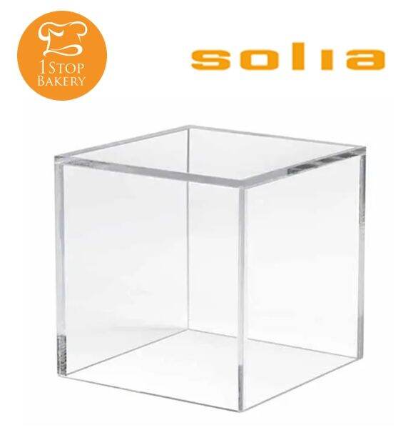 solia-ps33550-cube-pmma-100x100x100-mm-transparent-กล่องใสขนม-เฉพาะตัวกล่องไม่รวมฝา