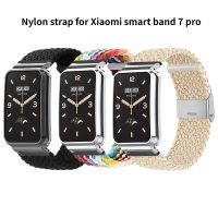 ▣✚﹉ Nylon watchband for Xiaomi Smart Band 7 Strap Replacement Sport Wristband for Mi band 7 pro Bracelets Breathable Correa Bracelet