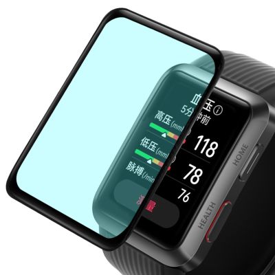 ☏ Ochraniacz ekranu kompatybilny z Huawei WATCH D 3D pełne pokrycie odporne na zarysowania Bubble Free Smartwatch folie ochronne ekranu