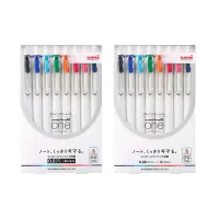 Uni Ball One Ink Gel Pen Set UMN-S 0.38Mm 0.5Mm 8 Colors Japan