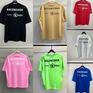 Balenciaga Crew Logo Print Tshirt  Farfetch
