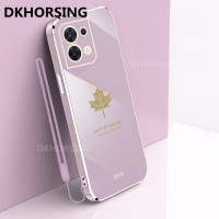 DKHORSING เคสโทรศัพท์สำหรับ Infinix Note 30 30i เคส30Pro Note30 Infinix 4G 5G 2023แฟชันใบเมเปิลใหม่เคสป้องกันเคสนิ่มเคลือบอิเล็คโทรเพลทฝาปิดสำหรับโน้ต30 Pro