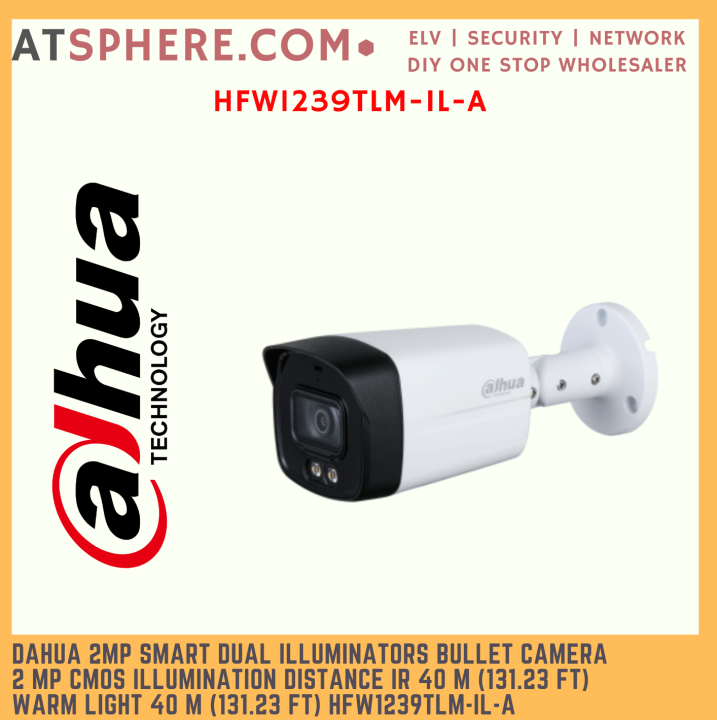 Dahua 2MP 2 Megapixel IP67 Outdoor Analog Dual Illuminators Bullet CCTV