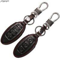 fvdbsdv Jingyuqin Remote Car Key Leather Case For Nissan Qashqai J11 X-trail T31 T32 Protect Vampira Pathfinder Murano Teana Juke 3/4BTN