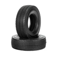 2Pcs 25mm Hard Rubber Tires for 1/14 Tamiya RC Semi Tractor Truck Tipper MAN King Hauler ACTROS SCANIA Upgrades Parts