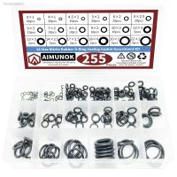 ﹍♠№ 255pcs Rubber O Ring Assortment Kits 18 Sizes Sealing Gasket Washers Made of Nitrile Rubber NBR for Car Auto Vehicle Repair