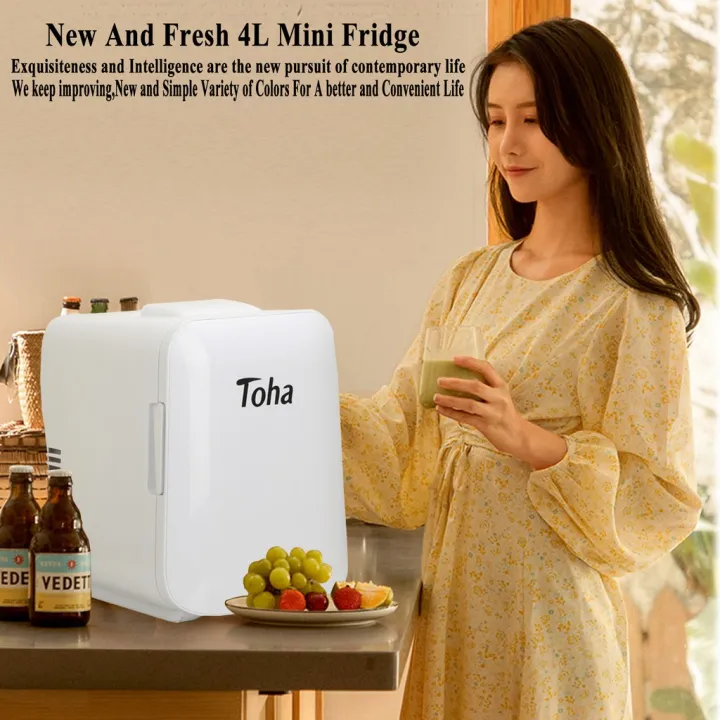 Smart Fridge Toha R1 4L Mini Refrigerator Mini Refrigerator Car Mini