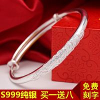 ▽◄ The new 2022 sterlingbracelet female s999 clovers contracted and fashionable younghis girlfriend a birthday gift