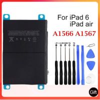 แบตเตอรี่ ipad Air 2 ipad 6 แบตเตอรี่ทดแทนสำหรับ ipad 6 Air 2 A1566 A1567 แบตเตอรี่ภายใน Li - Ion 7340mAh