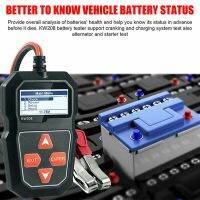 ZZOOI 12V Car Battery Tester Charger Analyzer 100-2000CCA Charging System Test