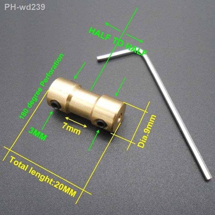 5pcs-x-kinds-brass-shaft-rop-motor-flexible-coupling-coupler-connectors-20mm-9mm-couplers-m2-m2-3-m3-m3-17-m4-m5-m6-x-fd233-248
