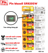 Pin 920 Maxell SR920SW PRO - 1 vỉ 5 viên - Dùng cho Cmos, đồ chơi