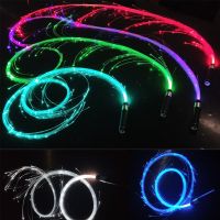 180ซม. USB ชาร์จเรืองแสง LED ไฟเบอร์ออปติกบรรยากาศ Space Whip Light Up Rave แสงแฟลชโบก Dance Party Festival