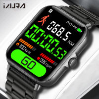 IAURA 2022 Smart Watch Men Bluetooth Call Full Touch Screen Sports FitnessTracker Watch Waterproof Smartwatch For Android IOS