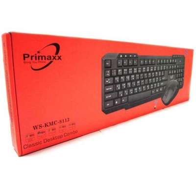 ชุดคีย์บอร์ด+เมาส์ไร้สาย Primaxx รุ่น WS-KMC-8113