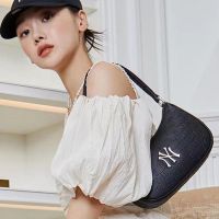 2023 NEW for✌ 2022 New Style MLB Nylon Underarm Bag Shoulder Metal Logo NY Casual