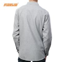 【10.10】Fidelio Contrasted Block Casual Long Sleeves Shirt Kemeja Lelaki Berkolar Lengan Panjang