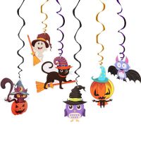 ฮาโลวีน halloween accessories YDIJEJ สีสัน DIY เหตุการณ์ บ้านผีสิง เครื่องประดับเทศกาล วน สตรีมเมอร์ สไปรัล Swirl แขวนเพดาน อุปกรณ์ปาร์ตี้ ตกแต่งฮาโลวีน