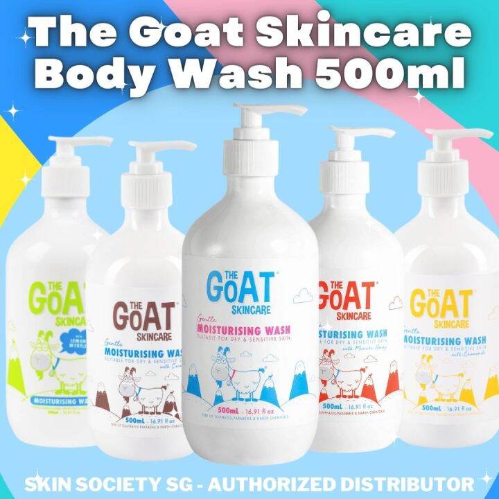 The Goat Skincare Body Wash 500ml [5 Types To Choose From] Lazada