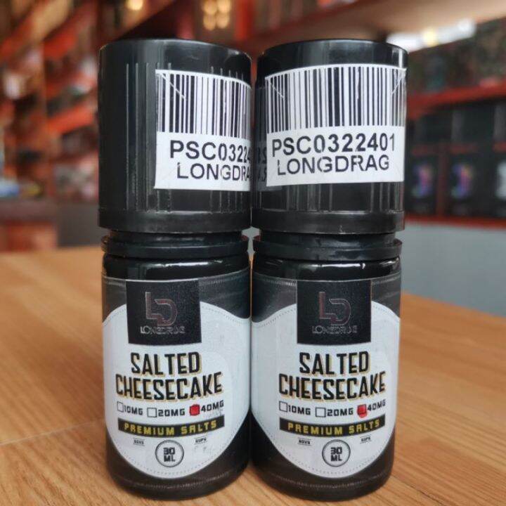 Long Drag Saltnic 30ml 20/40mg Salted Cheesecake ejuice Lazada PH