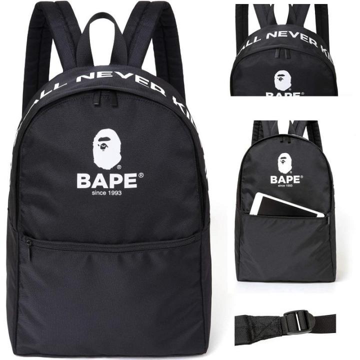 A BATHING APE 2019 WINTER Collection BAPE Backpack Bag Black Japan