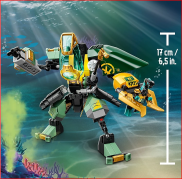 ĐỒ CHƠI LẮP GHÉP NINJAGO CHIẾN GIÁP THỢ LẶN NINJA XANH LÁ 60082 HÀNG SẴN