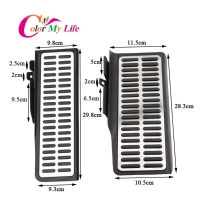 ส่วนที่เหลือรถเหยียบปกส่วนที่เหลือเท้าเหยียบสำหรับ VW โฟล์คสวาเกน J Etta MK5 MK6กอล์ฟ MK5 MK6 S Cirocco Tiguan สำหรับ S Koda O Ctavia A5