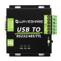 Waveshare USB เป็น RS232 / RS485 / TTL ตัวแปลงแยกอุตสาหกรรม